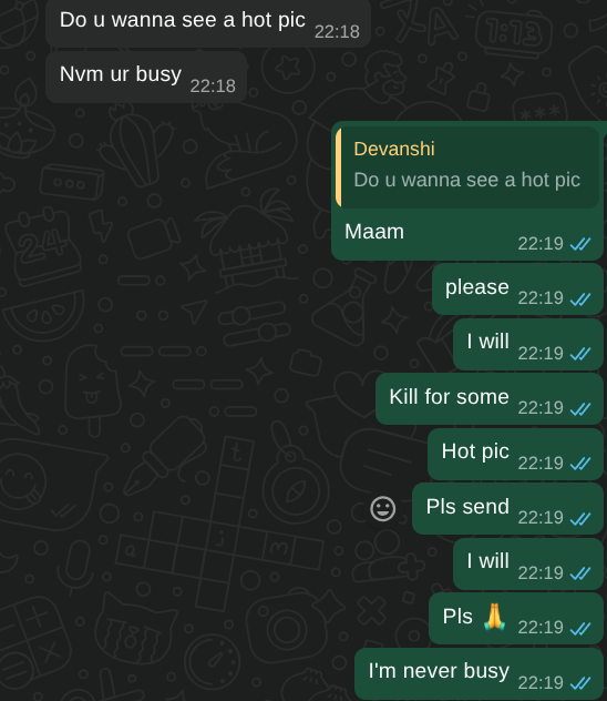 Chat screenshot 1
